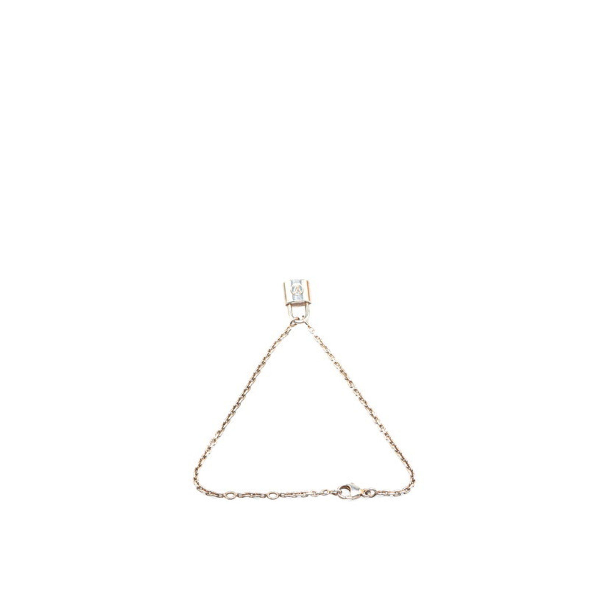 Louis Vuitton Louis Vuitton UNICEF Lockit Bracelet Q95450 SV925 Silver Women's LOUIS VUITTON Size ONE SIZE - 3 Thumbnail