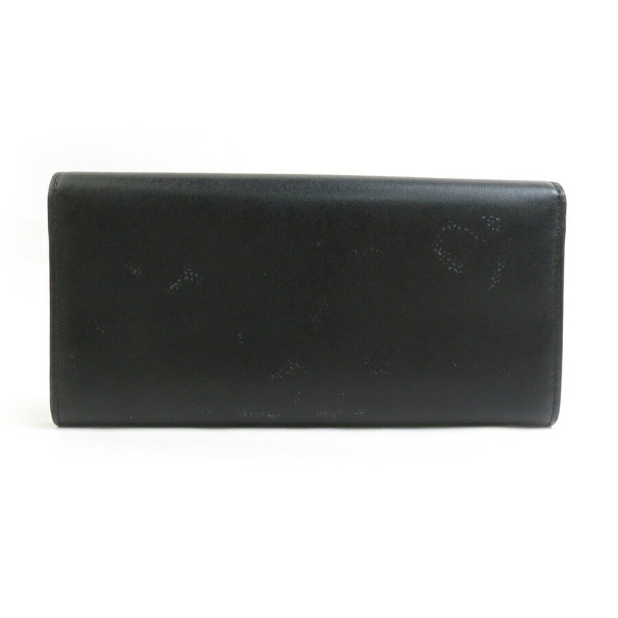 Fendi FENDI F Is Leather Long Wallet, Black, Women's, 8M0251-A0KK, r10771a Size ONE SIZE - 2 Thumbnail