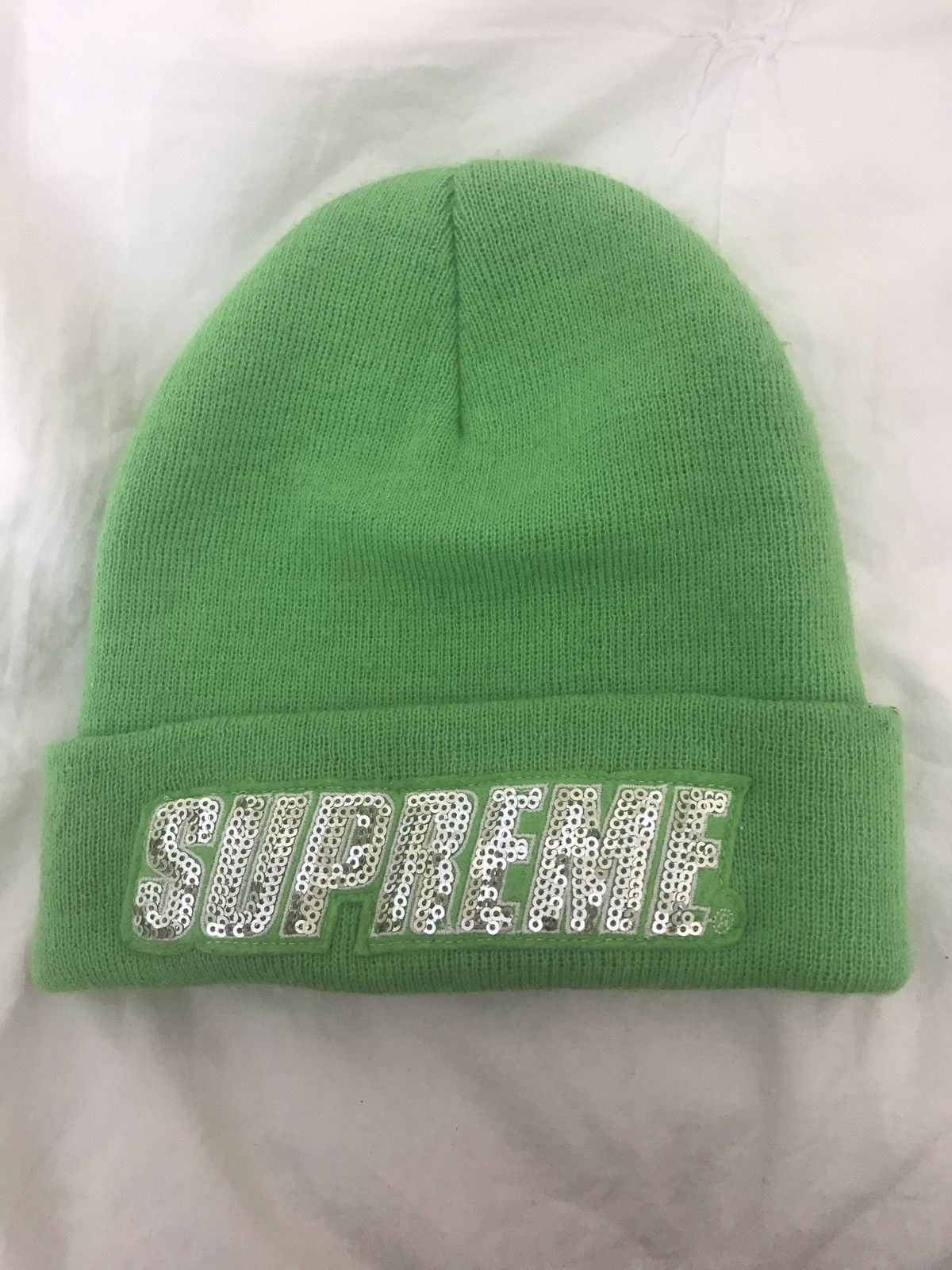 Neon supreme beanie hotsell