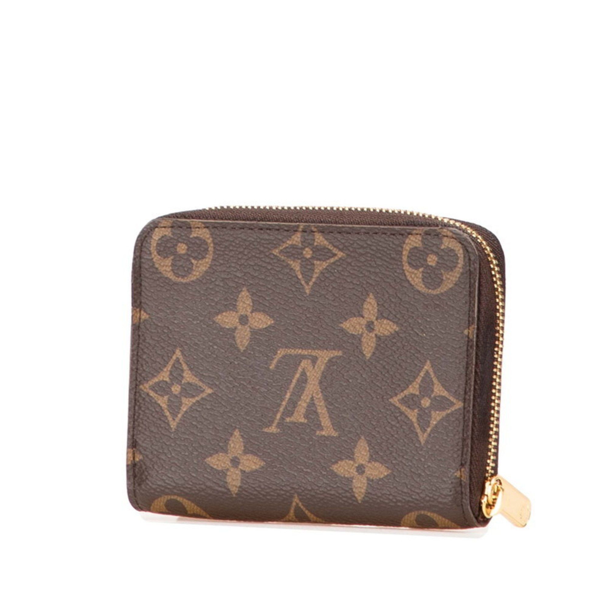 Louis Vuitton Louis Vuitton Monogram Zippy Coin Purse, Wallet/Coin Case/Business Card Case/Card Case M60067, Brown Leather, Women's, LOUIS VUITTON Size ONE SIZE - 2 Thumbnail