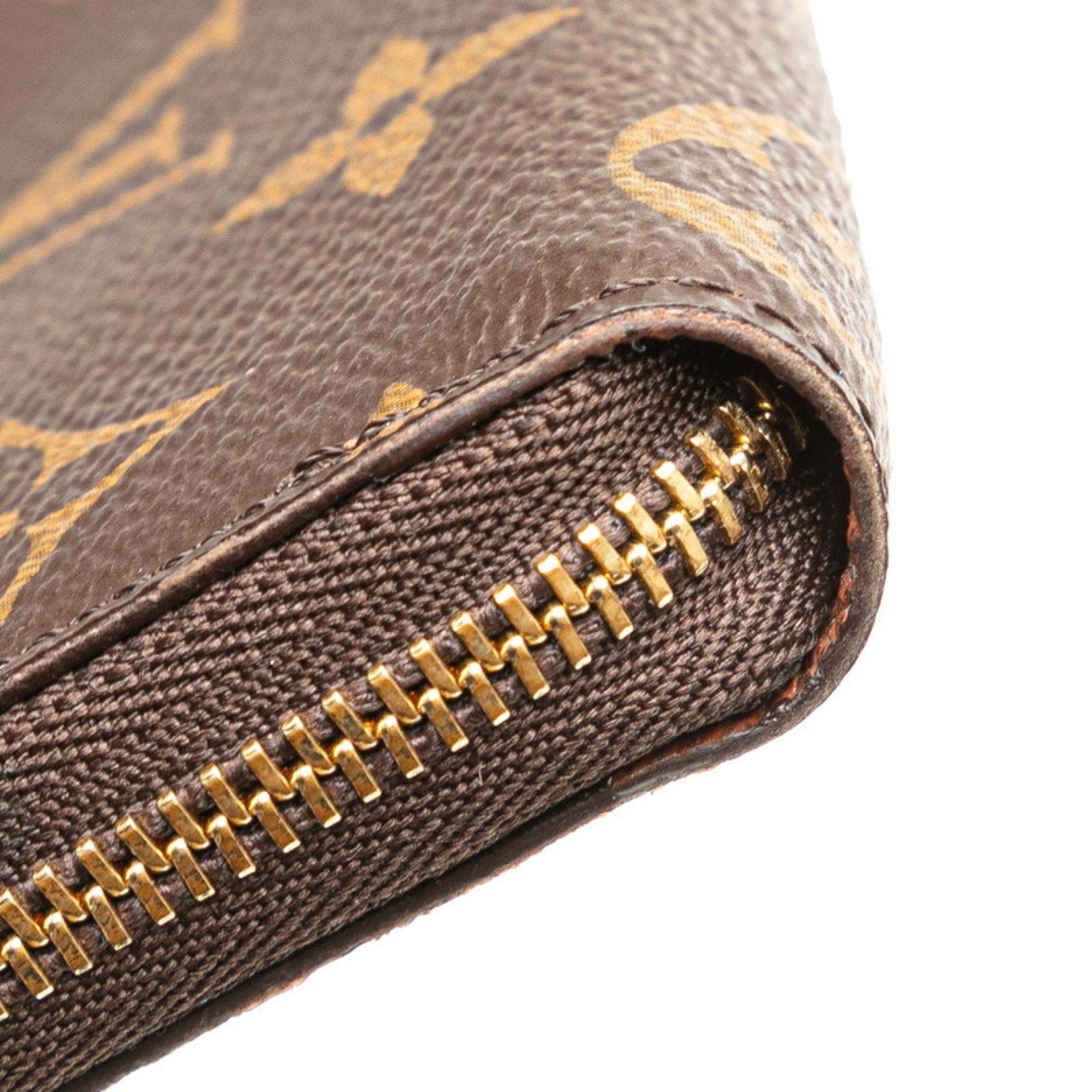 Louis Vuitton Louis Vuitton Monogram Zippy Coin Purse, Wallet/Coin Case/Business Card Case/Card Case M60067, Brown Leather, Women's, LOUIS VUITTON Size ONE SIZE - 4 Thumbnail