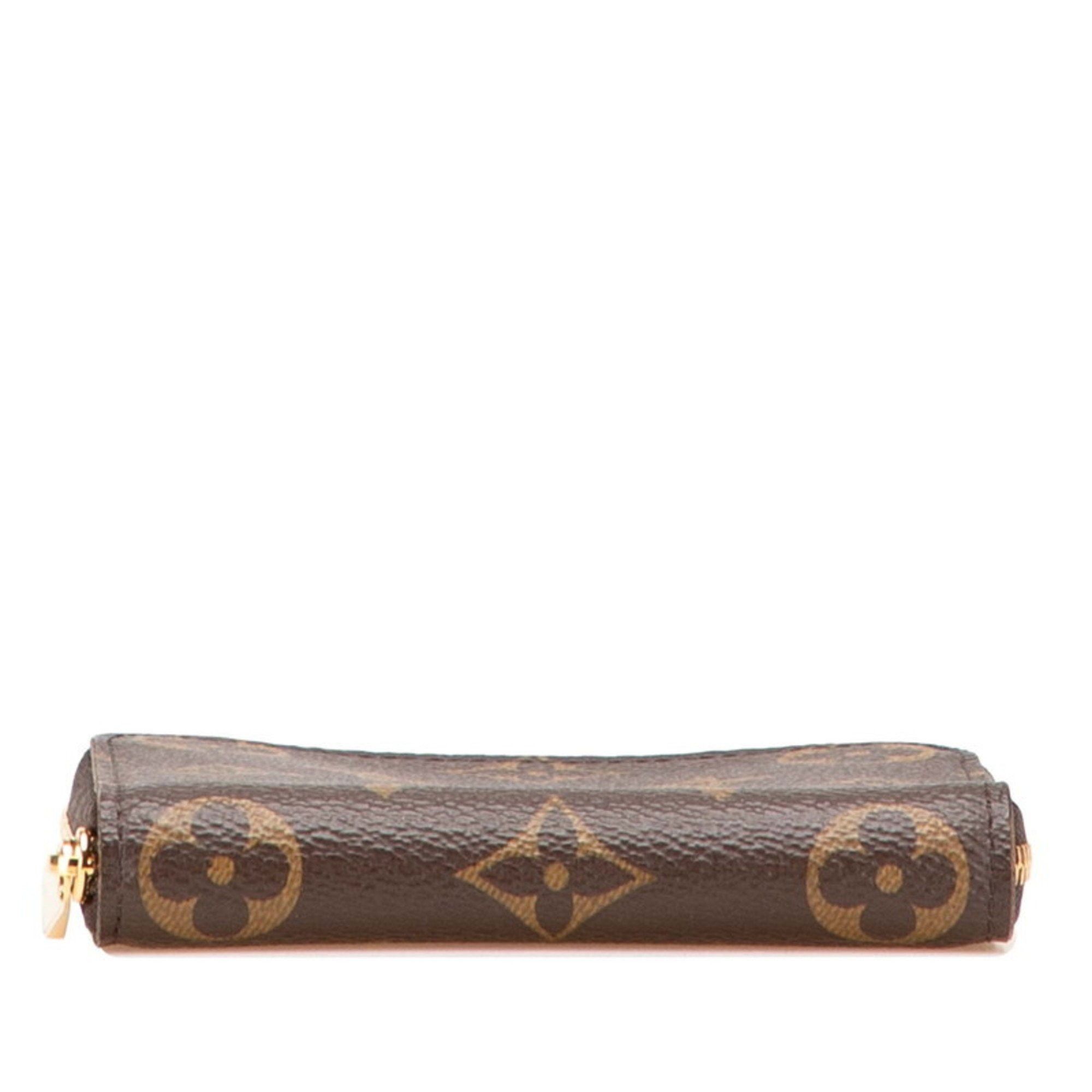 Louis Vuitton Louis Vuitton Monogram Zippy Coin Purse, Wallet/Coin Case/Business Card Case/Card Case M60067, Brown Leather, Women's, LOUIS VUITTON Size ONE SIZE - 3 Thumbnail