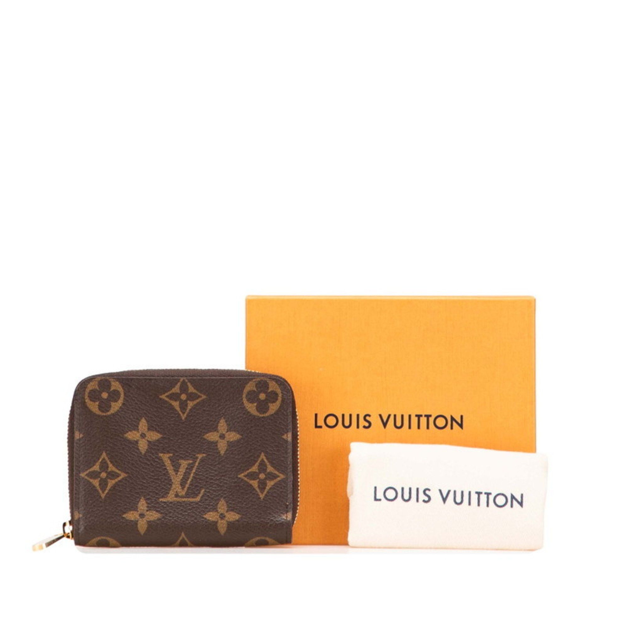 Louis Vuitton Louis Vuitton Monogram Zippy Coin Purse, Wallet/Coin Case/Business Card Case/Card Case M60067, Brown Leather, Women's, LOUIS VUITTON Size ONE SIZE - 10 Thumbnail