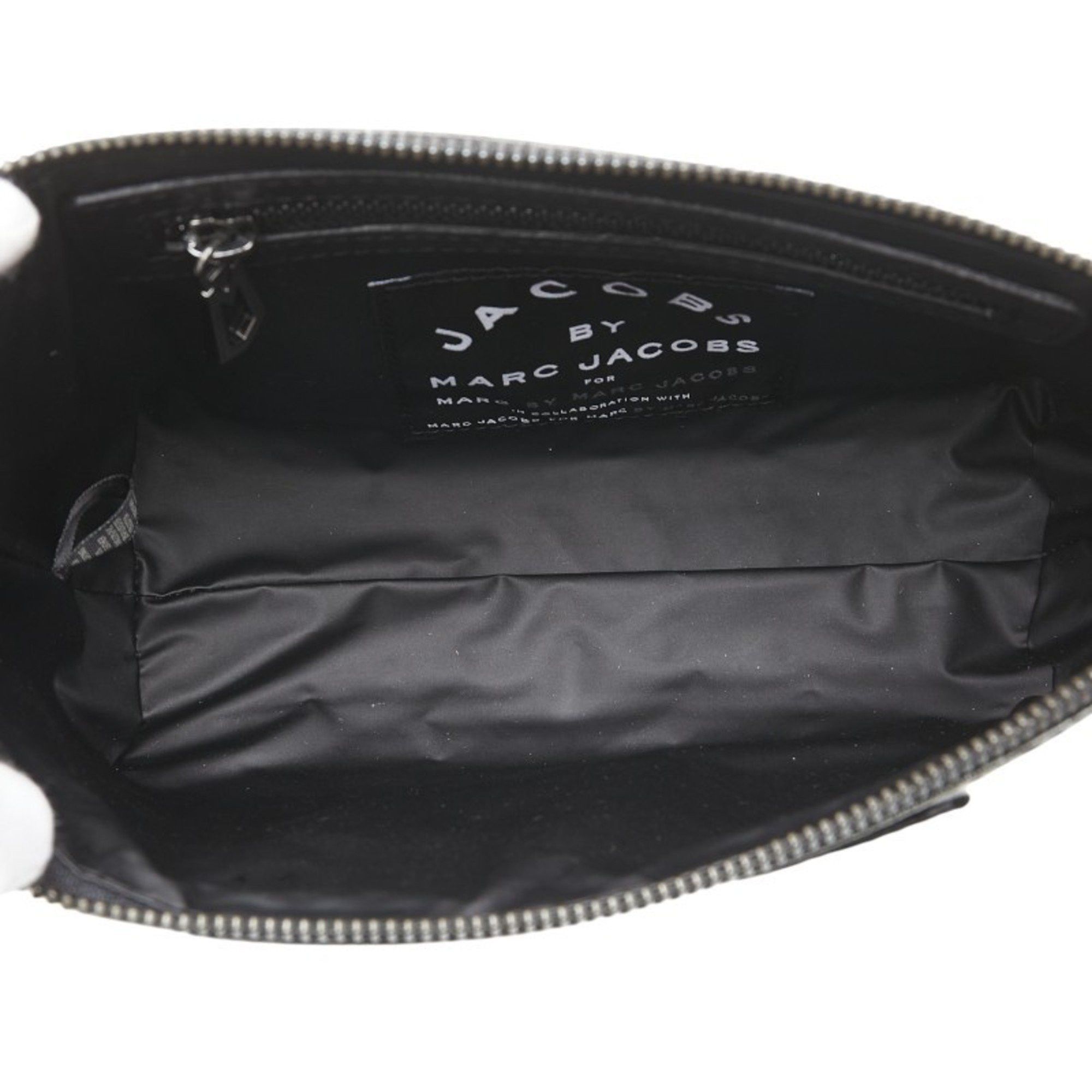 Marc Jacobs Marc Jacobs Pouch Khaki Black Leather Women's MARC JACOBS Size ONE SIZE - 8 Thumbnail