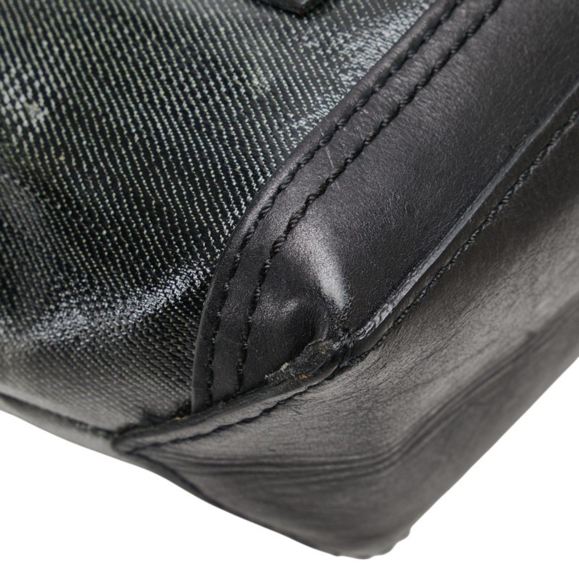 Marc Jacobs Marc Jacobs Pouch Khaki Black Leather Women's MARC JACOBS Size ONE SIZE - 4 Thumbnail