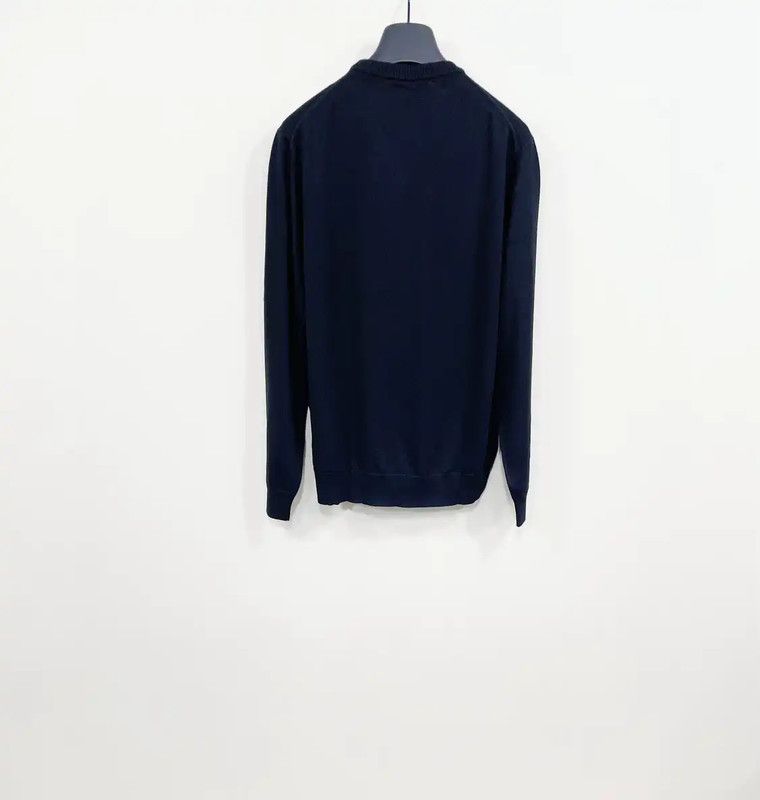 Fendi Fendi Men's Black Wool Crewneck Sweater 0089 Size US S / EU 44-46 / 1 - 2 Thumbnail