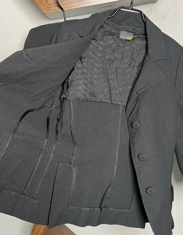 Fendi Fendi Black Cotton Blend Women's Cardigan 0089 Size ONE SIZE - 5 Thumbnail