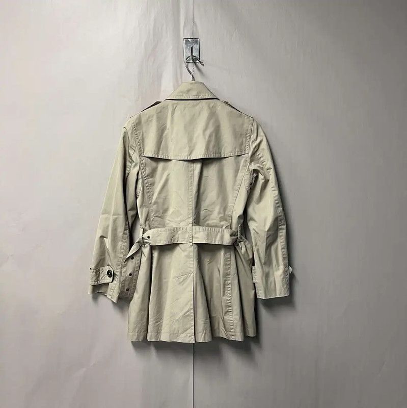 Fendi Fendi Beige Cotton Women's Trench Coat 0089 Size XS / US 0-2 / IT 36-38 - 2 Thumbnail