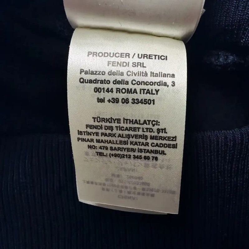 Fendi Fendi Black Cotton Women's Casual Pants 0089 Size 28" / US 6 / IT 42 - 7 Thumbnail