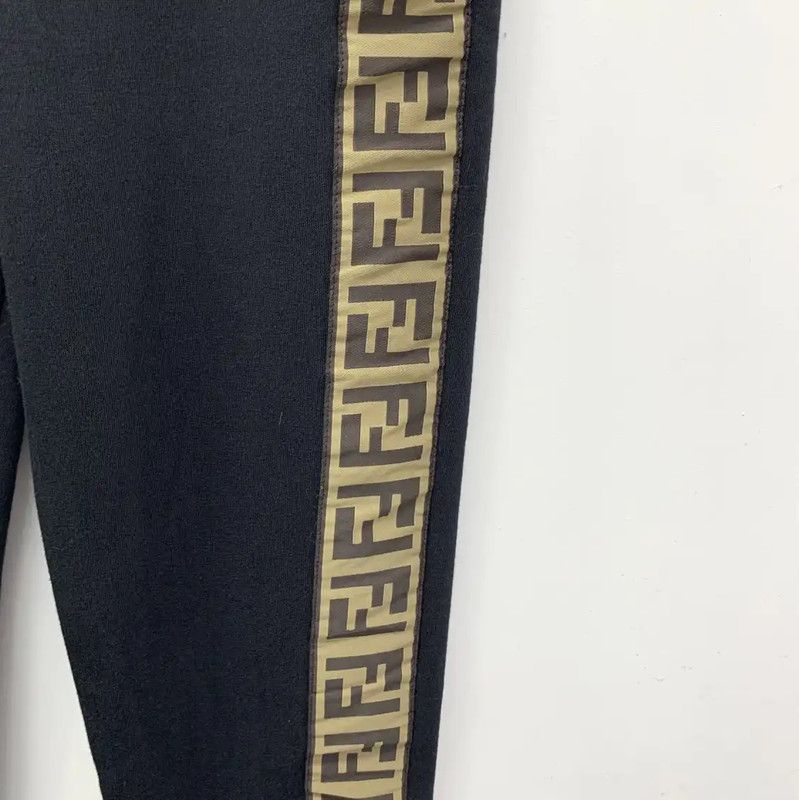 Fendi Fendi Black Cotton Casual Pants for Women 0089 Size 23" - 4 Thumbnail