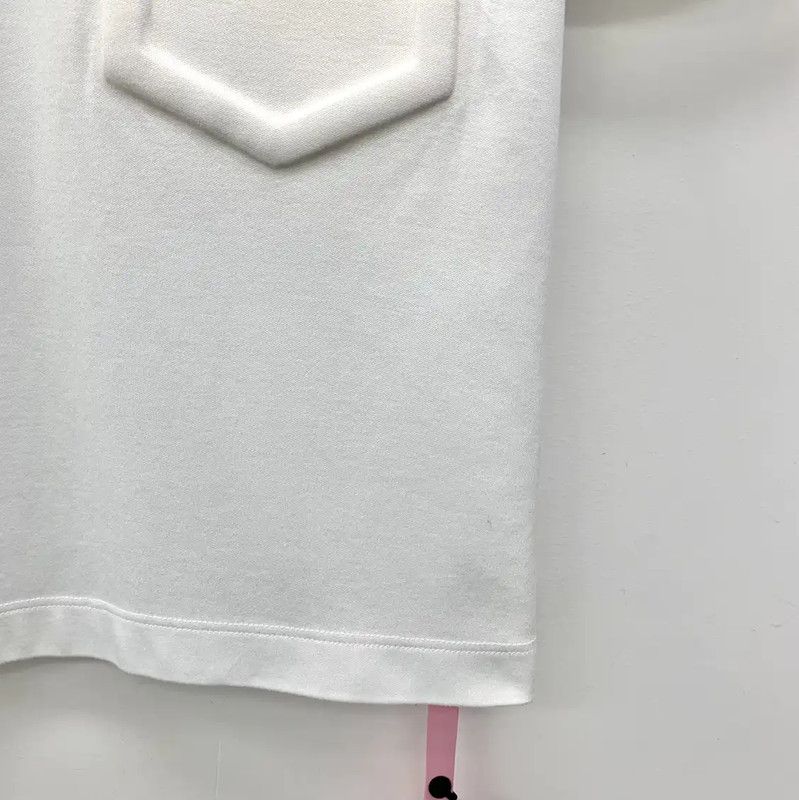 Fendi Fendi White Cotton Ladies T-Shirt, Size M 0089 Size M / US 6-8 / IT 42-44 - 4 Thumbnail