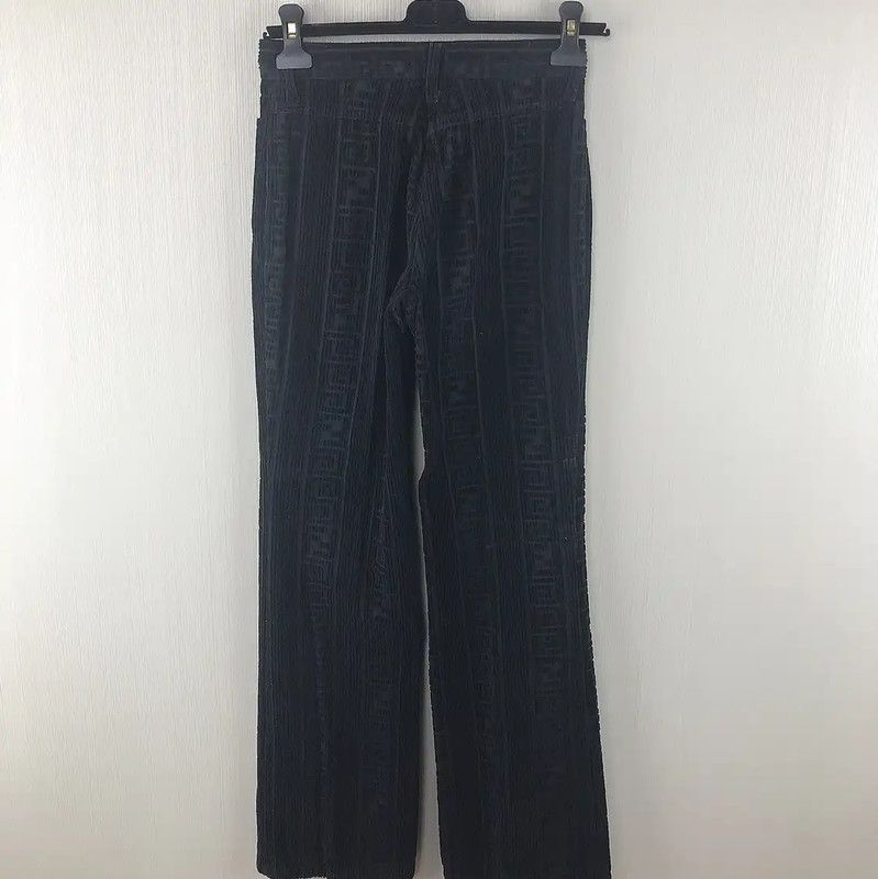 Fendi Fendi Black Wool Women's Casual Pants 0089 Size 23" - 2 Thumbnail