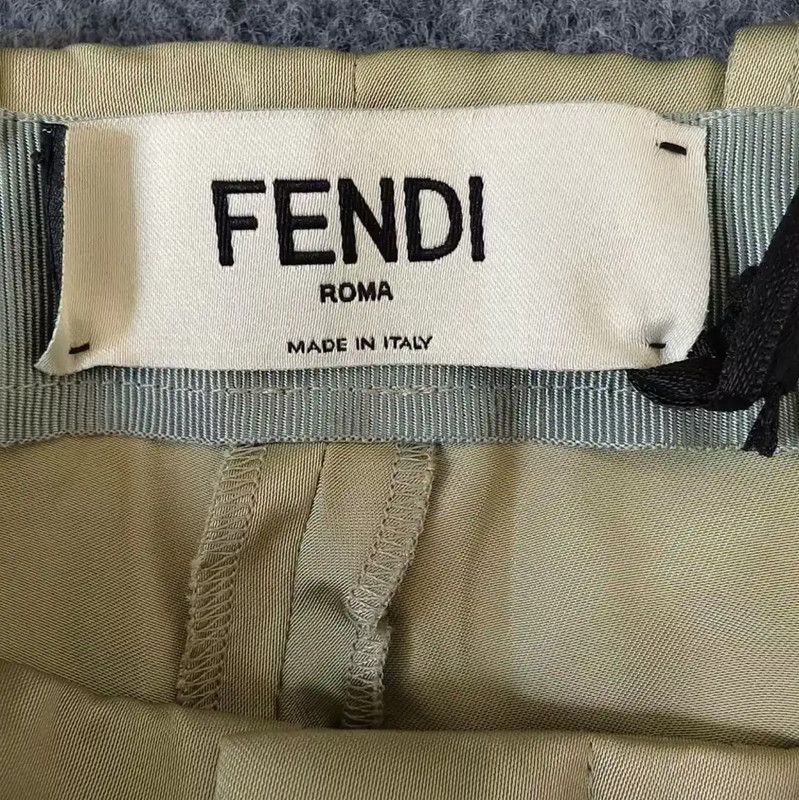 Fendi Fendi Green Women's Casual Pants 0089 Size 24" / US 00 / IT 34 - 3 Thumbnail