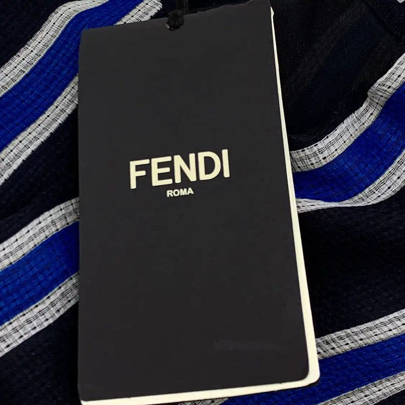 Fendi Fendi Color Block Silk Dress in Size S 0089 Size S / US 4 / IT 40 - 6 Thumbnail