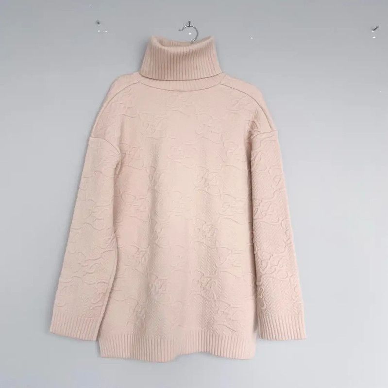 Fendi Fendi Pink Long Sleeve Knit Sweater for Women 0089 Size M / US 6-8 / IT 42-44 - 5 Thumbnail