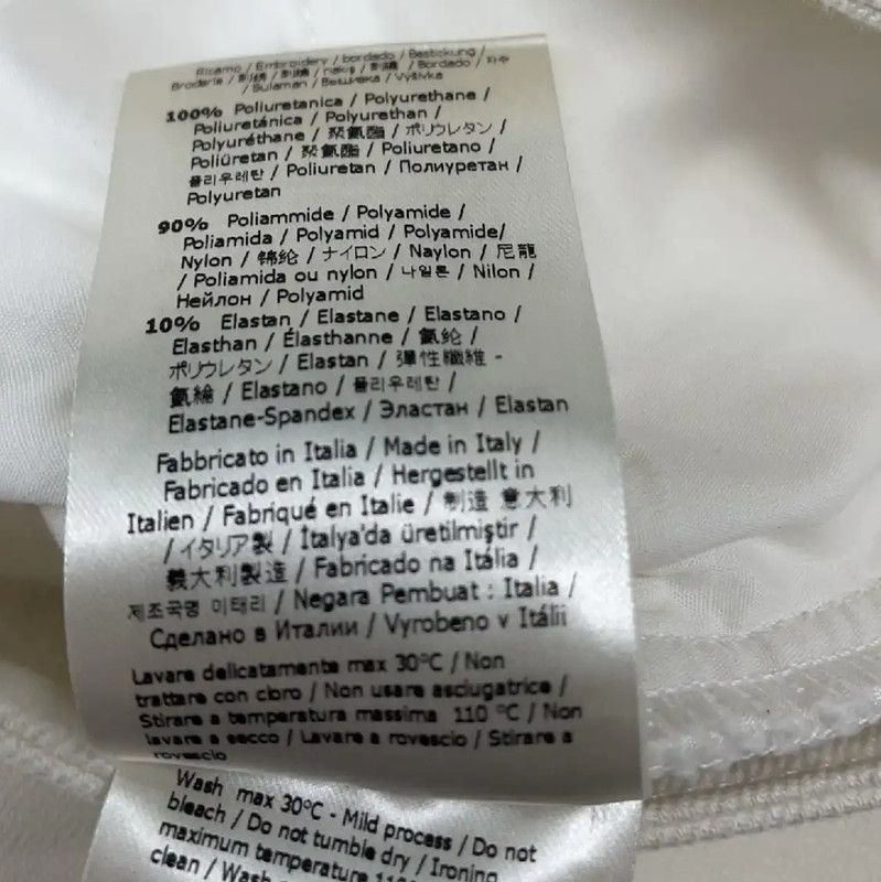 Fendi Fendi White Cotton Casual Pants for Women 0089 Size 32" / US 10 / IT 46 - 4 Thumbnail