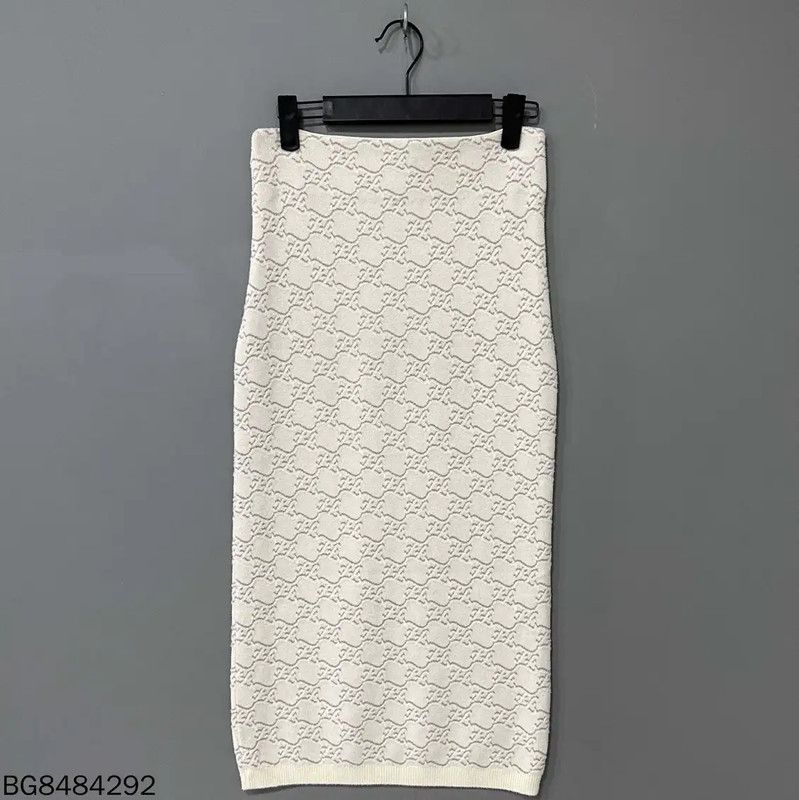 Fendi Fendi Midi White Dress for Women 0089 Size ONE SIZE - 2 Thumbnail