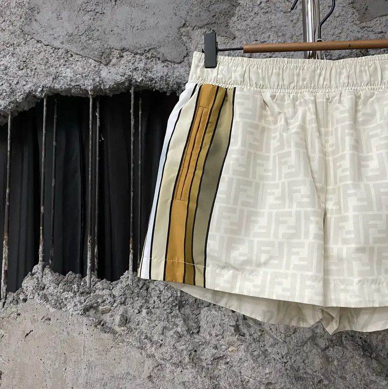 Fendi Fendi Summer Beige Women's Shorts 0089 Size 26" / US 2 / IT 38 - 2 Thumbnail