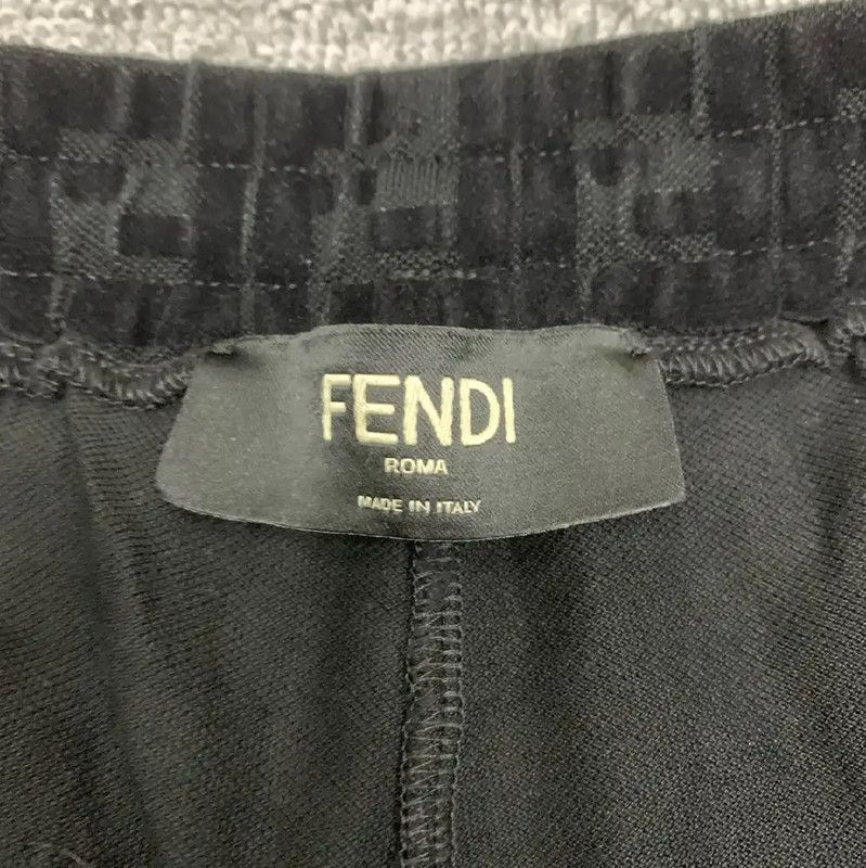 Fendi Fendi Black Cotton Women's Shorts 0089 Size 42" / US 20 - 6 Thumbnail