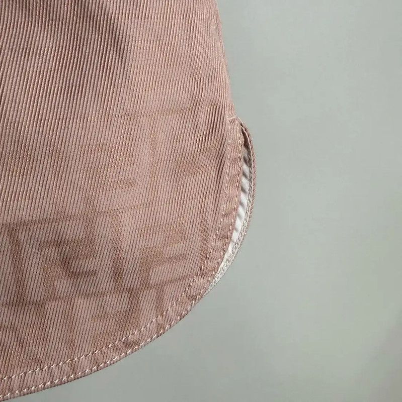 Fendi Fendi Pink Cotton Women’s Shorts 0089 Size 28" / US 6 / IT 42 - 4 Thumbnail
