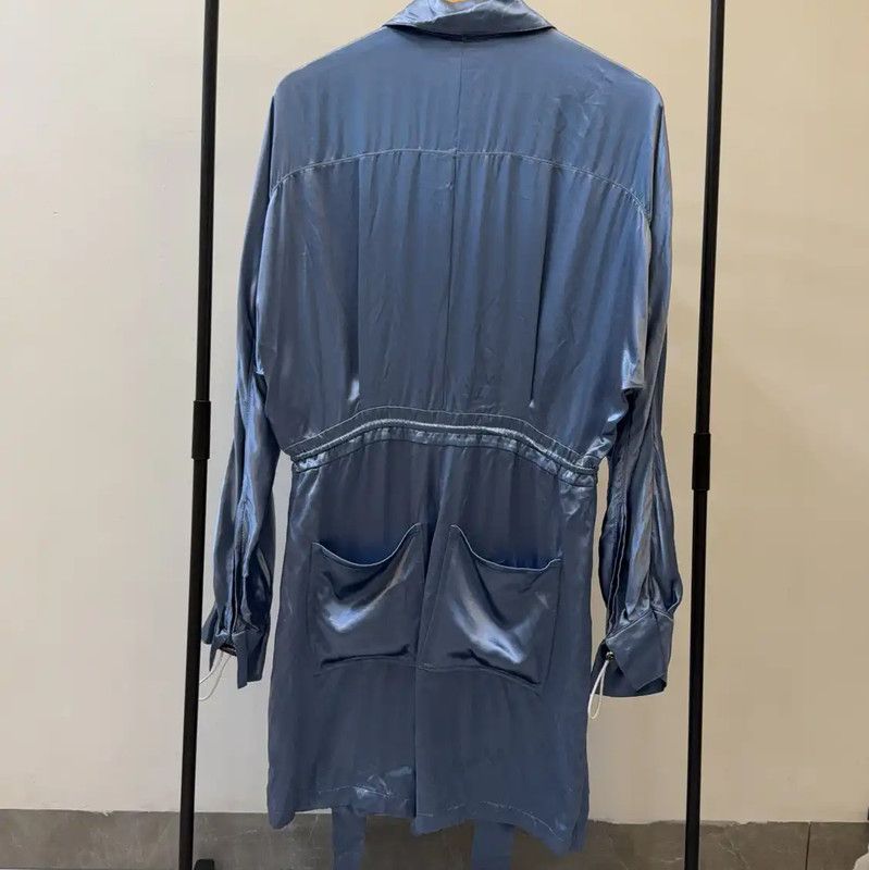 Fendi Fendi Summer Blue Silk Blend Long Sleeve Dress 0089 Size M / US 6-8 / IT 42-44 - 2 Thumbnail