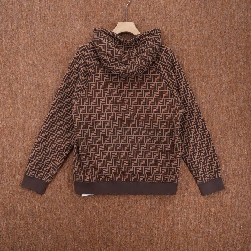 Fendi Fendi Brown Logo Women's Sweatshirt XL 0089 Size XL / US 12-14 / IT 48-50 - 2 Thumbnail