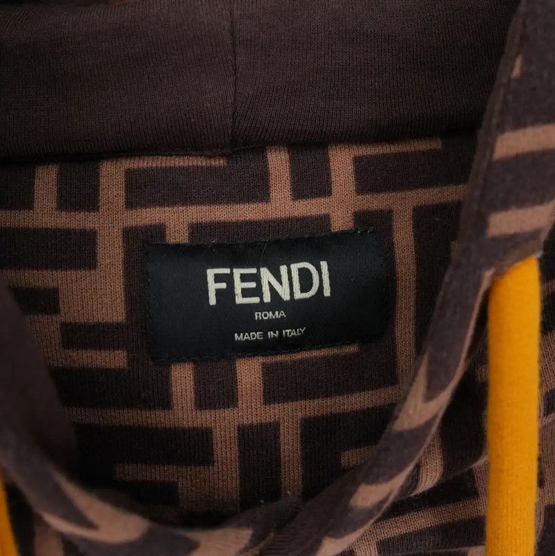 Fendi Fendi Brown Logo Women's Sweatshirt XL 0089 Size XL / US 12-14 / IT 48-50 - 3 Thumbnail