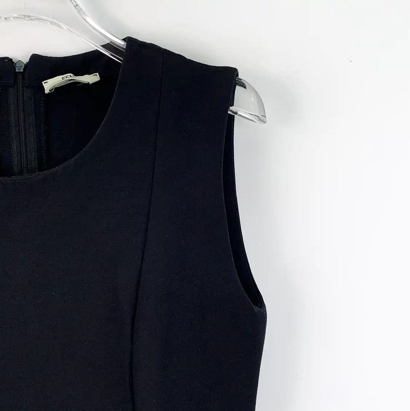Fendi Fendi Black Wool Women's Dress Size S 0089 Size S / US 4 / IT 40 - 3 Thumbnail