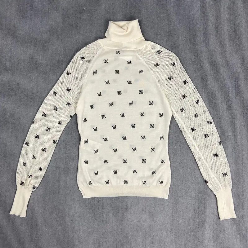 Fendi Fendi Cream Wool Women's Knit Sweater 0089 Size M / US 6-8 / IT 42-44 - 2 Thumbnail