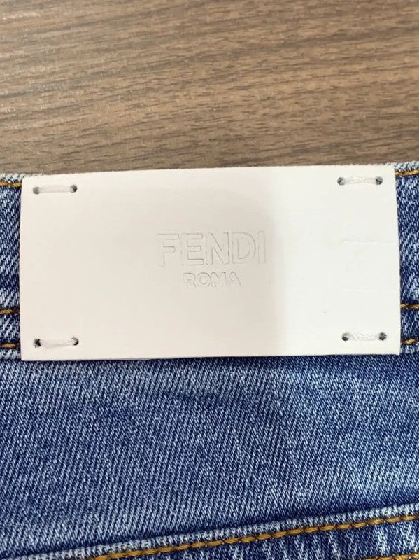 Fendi Fendi Blue Denim Casual Pants for Women 0089 Size 42" / US 20 - 5 Thumbnail