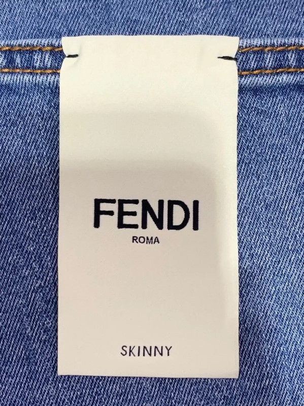 Fendi Fendi Blue Denim Casual Pants for Women 0089 Size 42" / US 20 - 4 Thumbnail