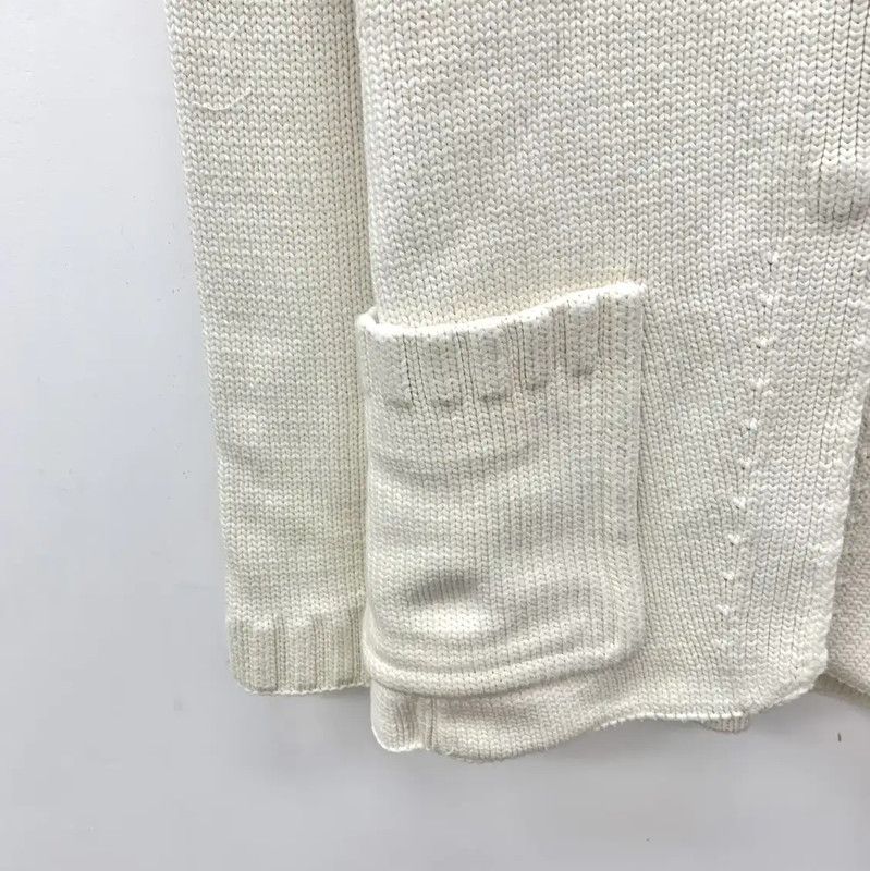 Fendi Fendi Women's Ivory Cotton Cardigan 0089 Size S / US 4 / IT 40 - 4 Thumbnail