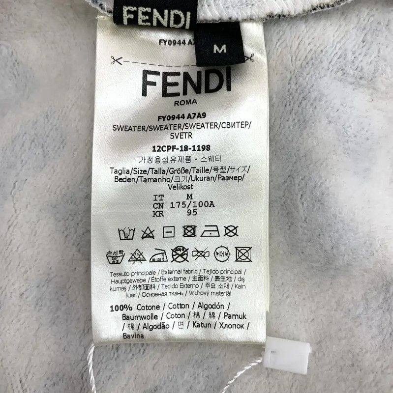 Fendi Fendi Brown Knit Sweater for Women 0089 Size M / US 6-8 / IT 42-44 - 4 Thumbnail