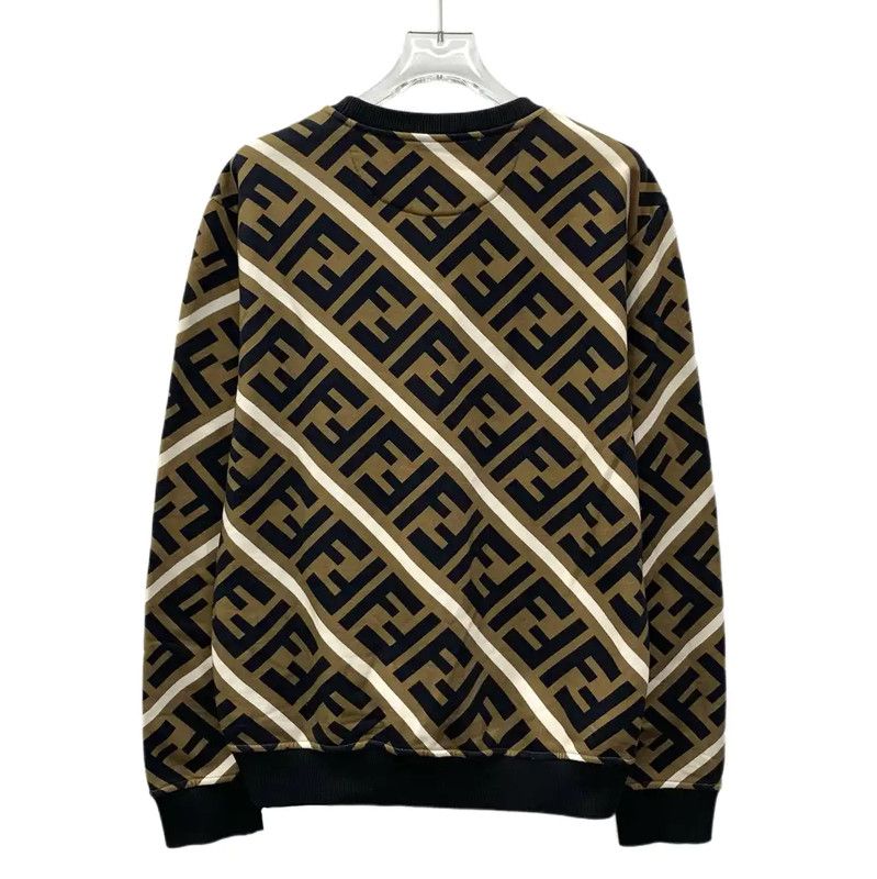 Fendi Fendi Brown Knit Sweater for Women 0089 Size M / US 6-8 / IT 42-44 - 2 Thumbnail