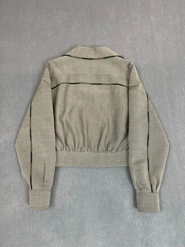 Fendi Fendi Gray Wool Women's Jacket 0089 Size S / US 4 / IT 40 - 2 Thumbnail