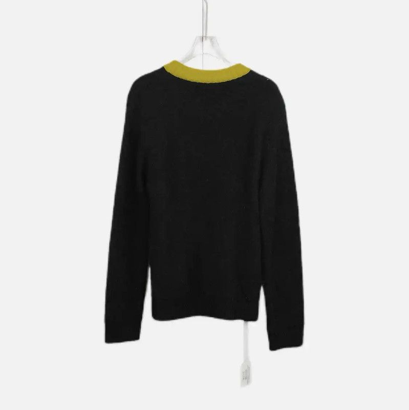 Fendi FENDI Black Cotton Long Sleeve Sweatshirt 0089 Size L / US 10 / IT 46 - 2 Thumbnail
