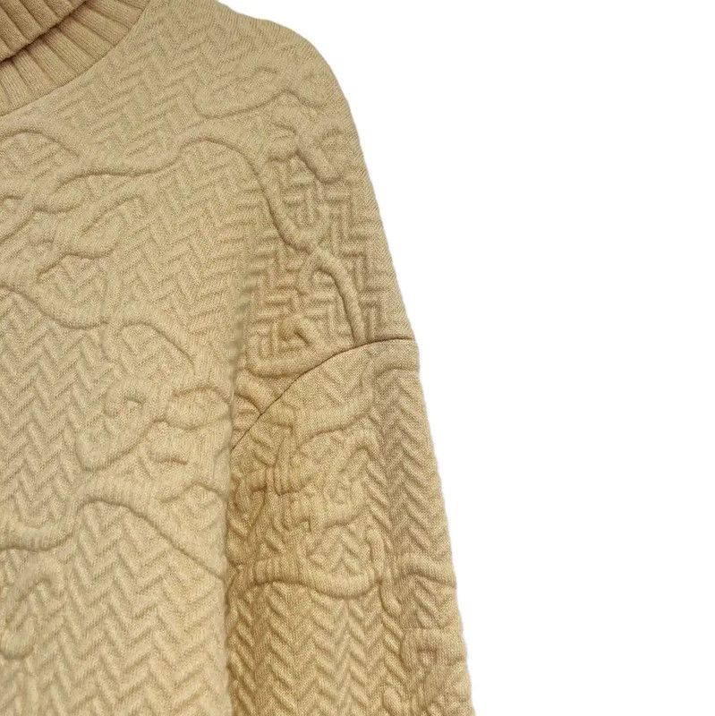 Fendi Fendi Brown Knit Long Sleeve Sweater 0089 Size XS / US 0-2 / IT 36-38 - 3 Thumbnail