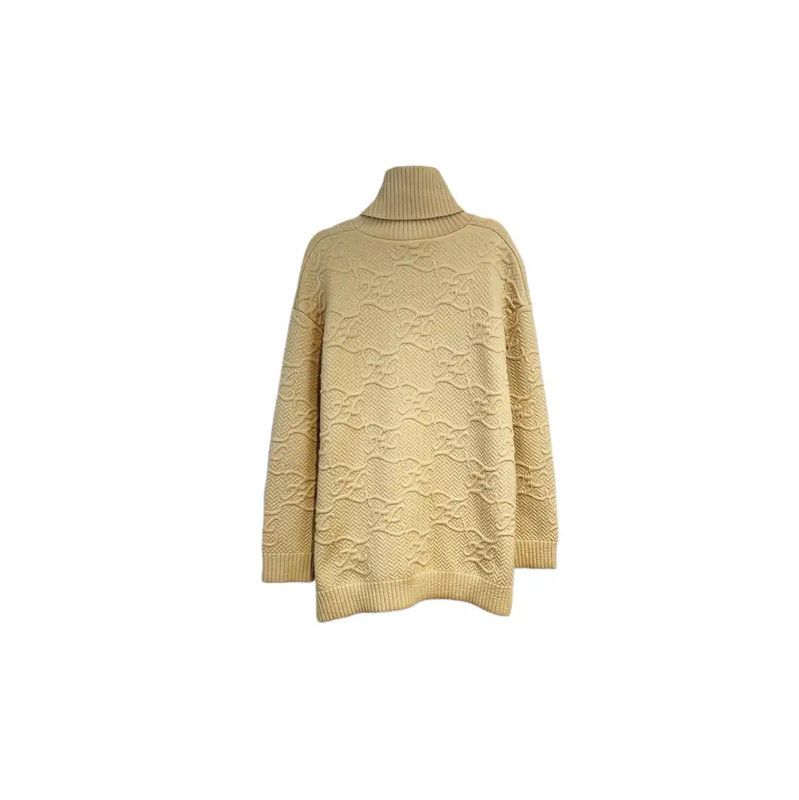 Fendi Fendi Brown Knit Long Sleeve Sweater 0089 Size XS / US 0-2 / IT 36-38 - 2 Thumbnail