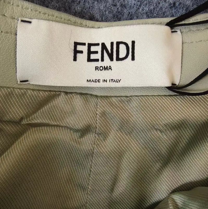 Fendi Fendi Green Women's Shorts, Size S 0089 Size 23" - 3 Thumbnail