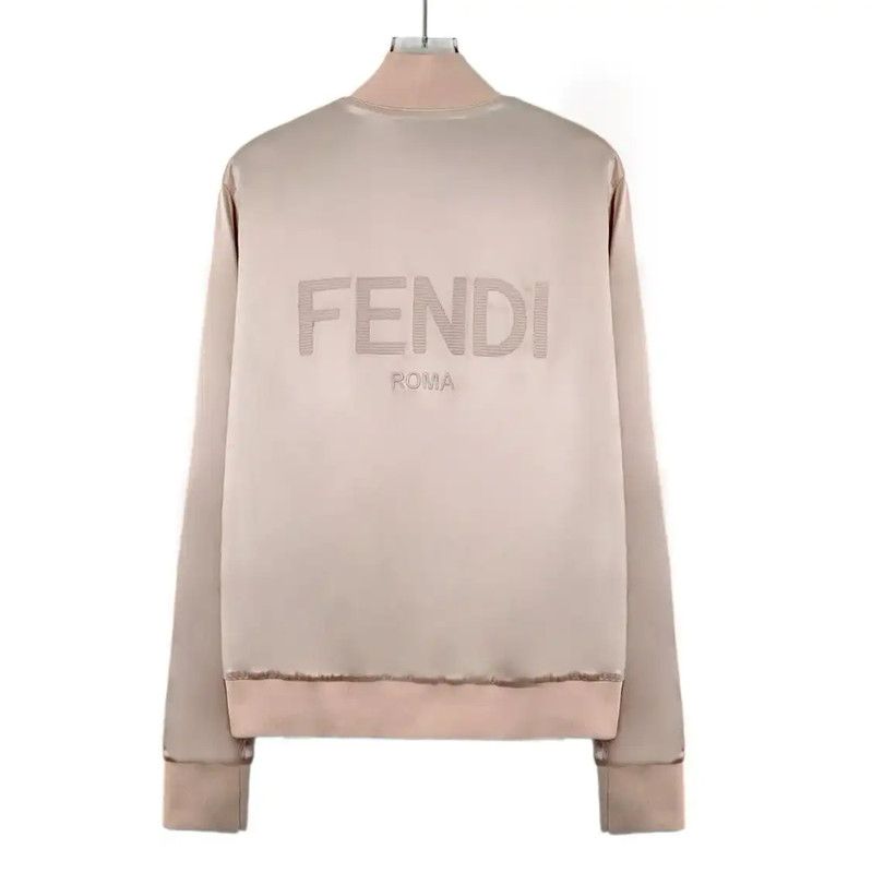 Fendi Fendi Pink Women's Jacket in Size L 0089 Size L / US 10 / IT 46 - 2 Thumbnail