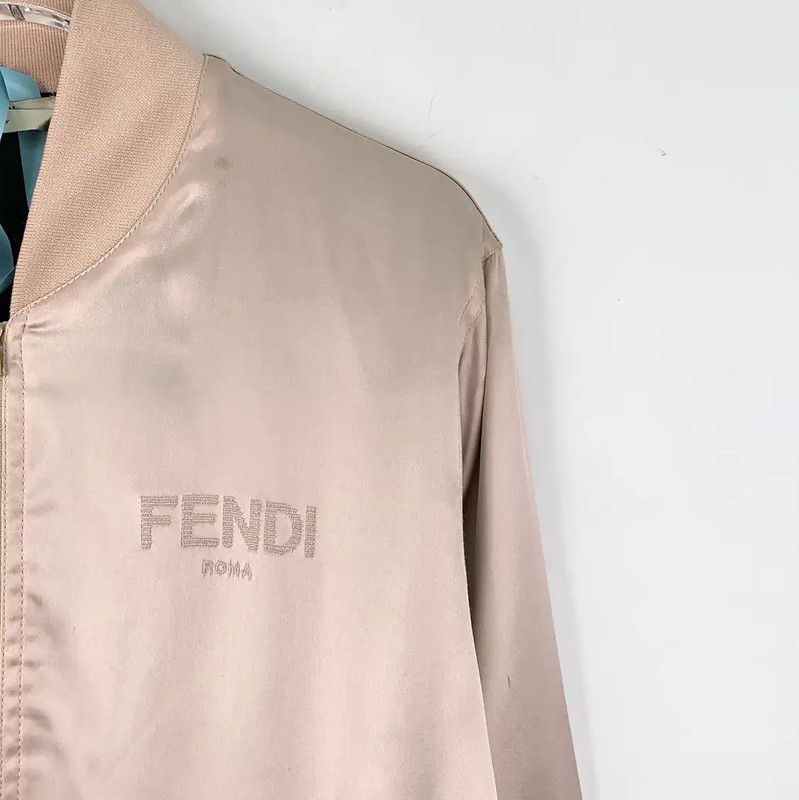 Fendi Fendi Pink Women's Jacket in Size L 0089 Size L / US 10 / IT 46 - 3 Thumbnail