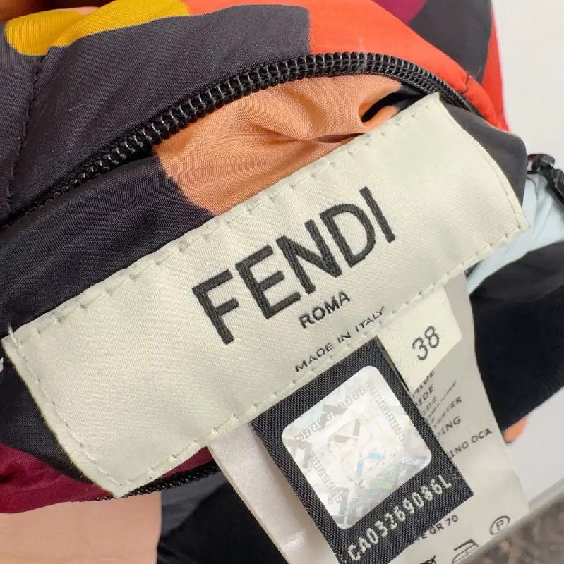 Fendi Fendi Colorful Women's Down Jacket Size S 0089 Size S / US 4 / IT 40 - 3 Thumbnail