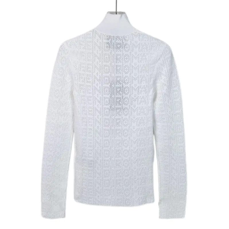 Fendi FENDI White Women's Knitted Sweater Medium 0089 Size M / US 6-8 / IT 42-44 - 2 Thumbnail