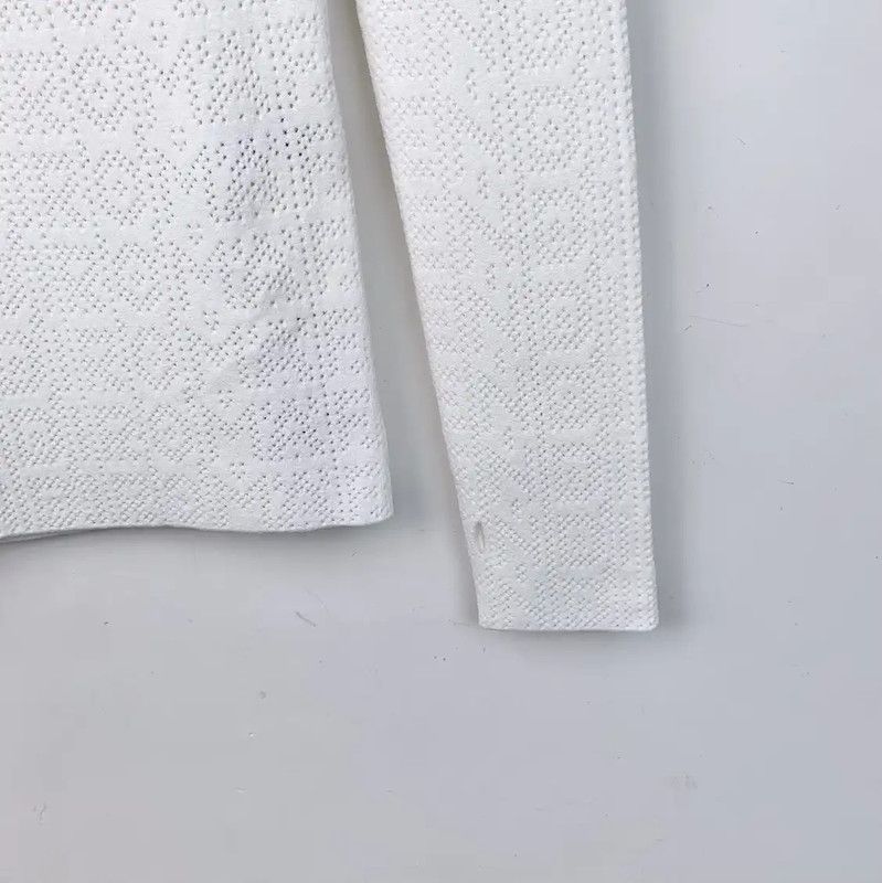 Fendi FENDI White Women's Knitted Sweater Medium 0089 Size M / US 6-8 / IT 42-44 - 4 Thumbnail