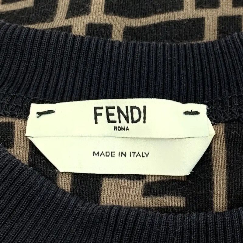 Fendi Fendi Brown Cotton Women’s Sweatshirt 0089 Size S / US 4 / IT 40 - 6 Thumbnail
