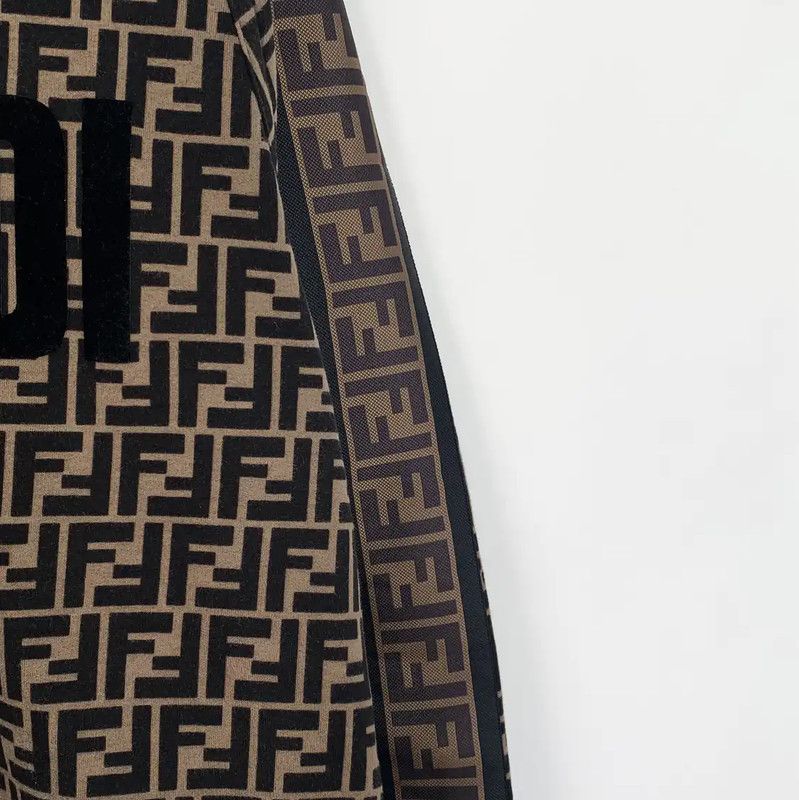 Fendi Fendi Brown Cotton Women’s Sweatshirt 0089 Size S / US 4 / IT 40 - 5 Thumbnail