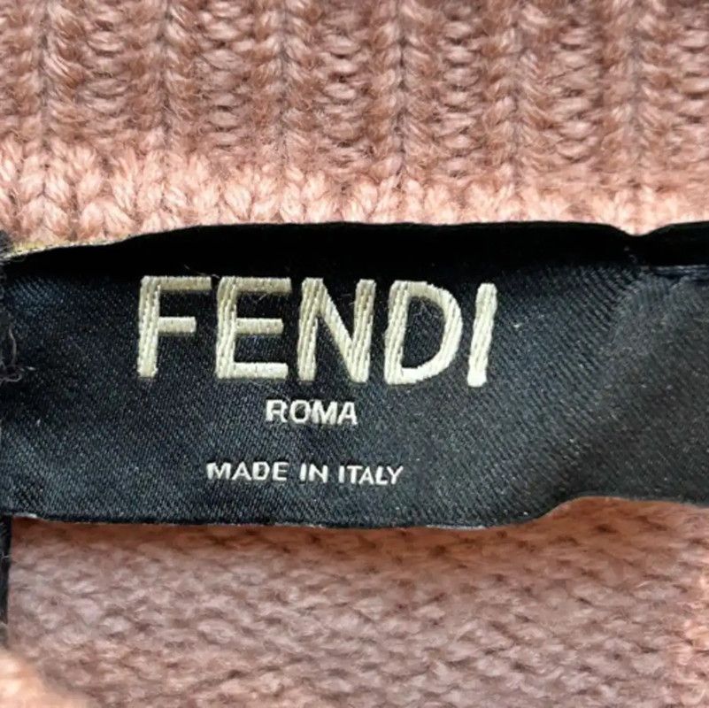 Fendi Fendi Color Block Cotton Blend Oversized Sweatshirt 0089 Size XL / US 12-14 / IT 48-50 - 4 Thumbnail