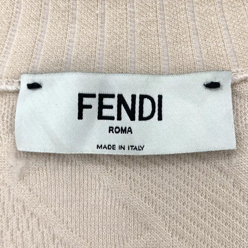 Fendi Fendi Beige Zip-Up Women's Dress 0089 Size S / US 4 / IT 40 - 6 Thumbnail