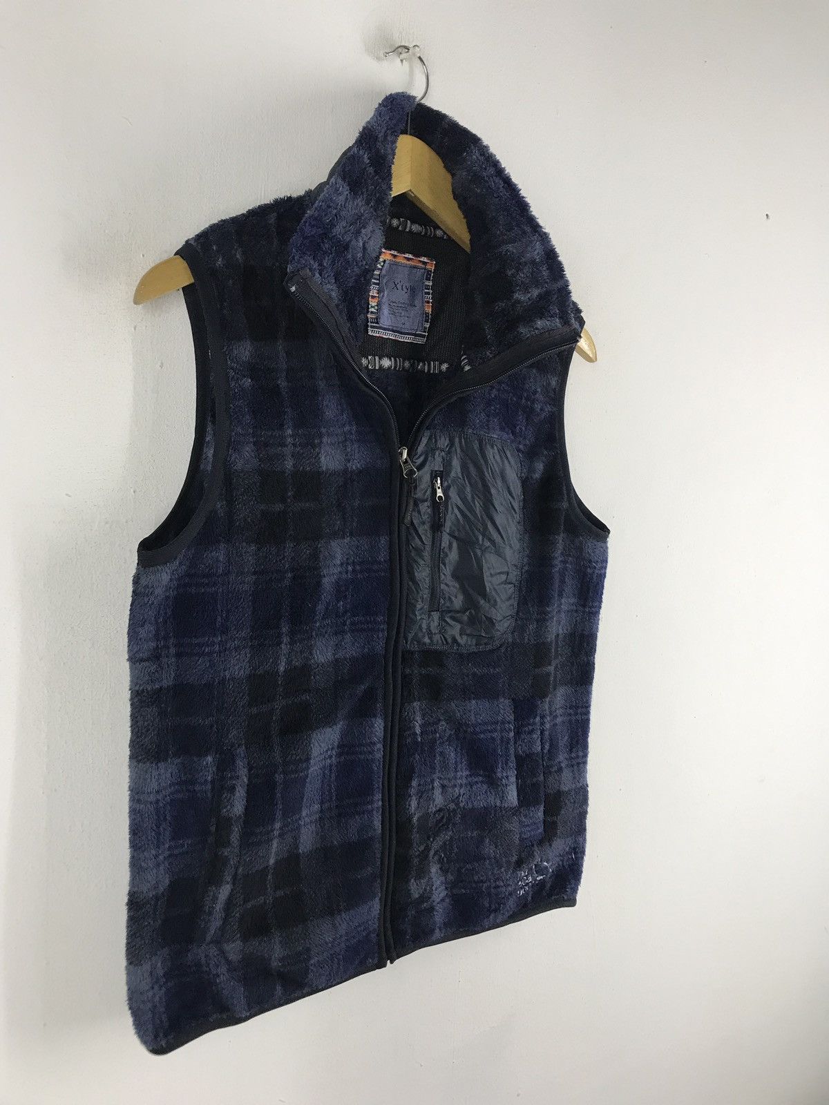Japanese Brand X'tyle fur blanket vest japanese streetwear Size US M / EU 48-50 / 2 - 3 Thumbnail