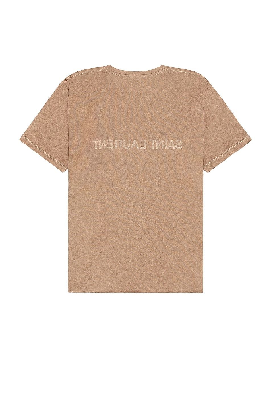 Saint Laurent Paris saint laurent reverse t-shirt beige Size US XXL / EU 58 / 5 - 2 Thumbnail